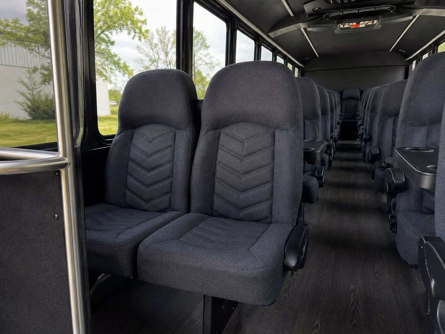 15 passenger minibus interior