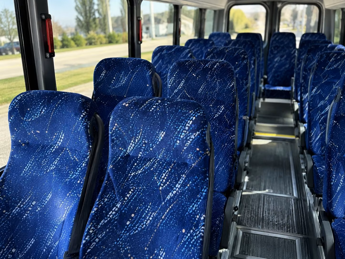 18 passenger minibus interior