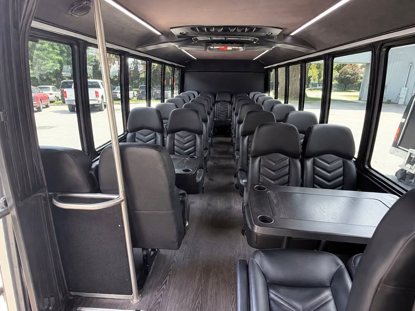 20 passenger minibus interior
