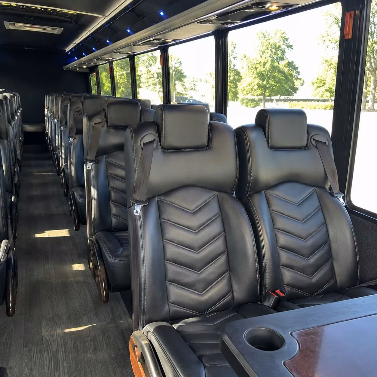 28 passenger minibus inside