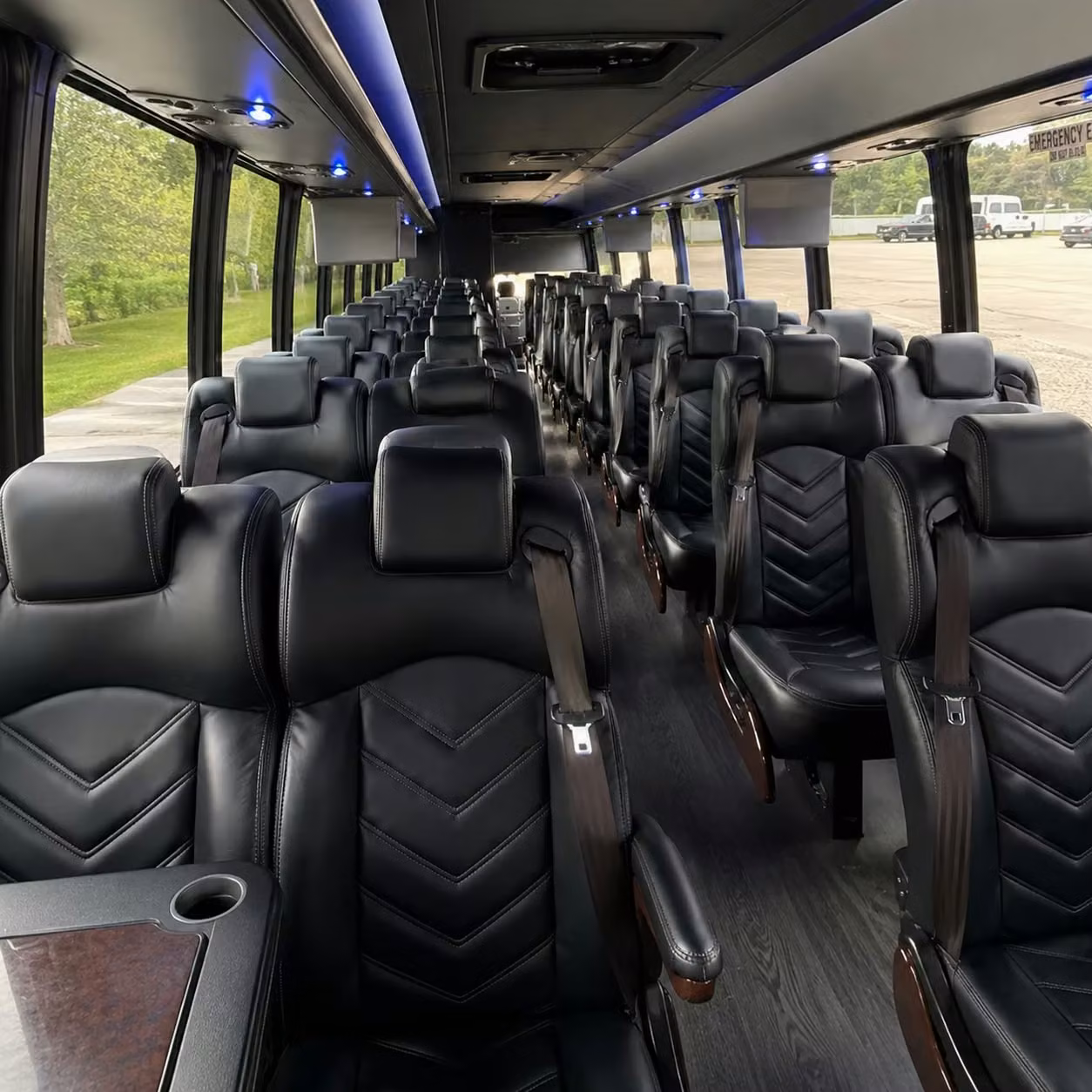 30 passenger minibus inside