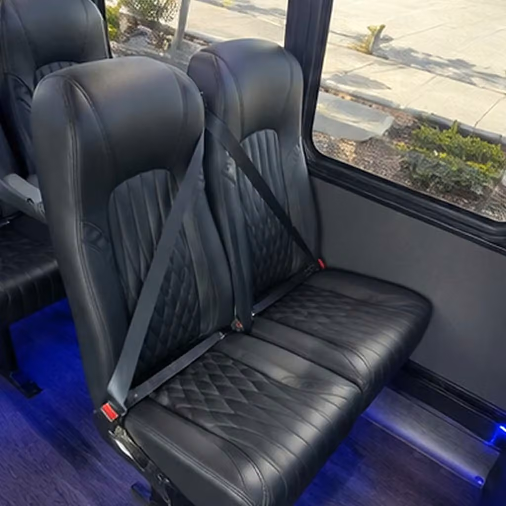 35 passenger minibus interior