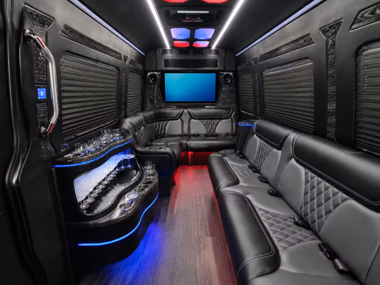instead of splitting your group into rideshares rent a bus for country concerts at the farm bureau live at virginia beach