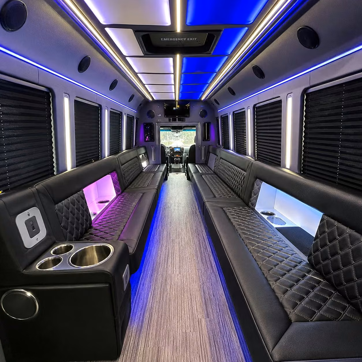 party bus interior