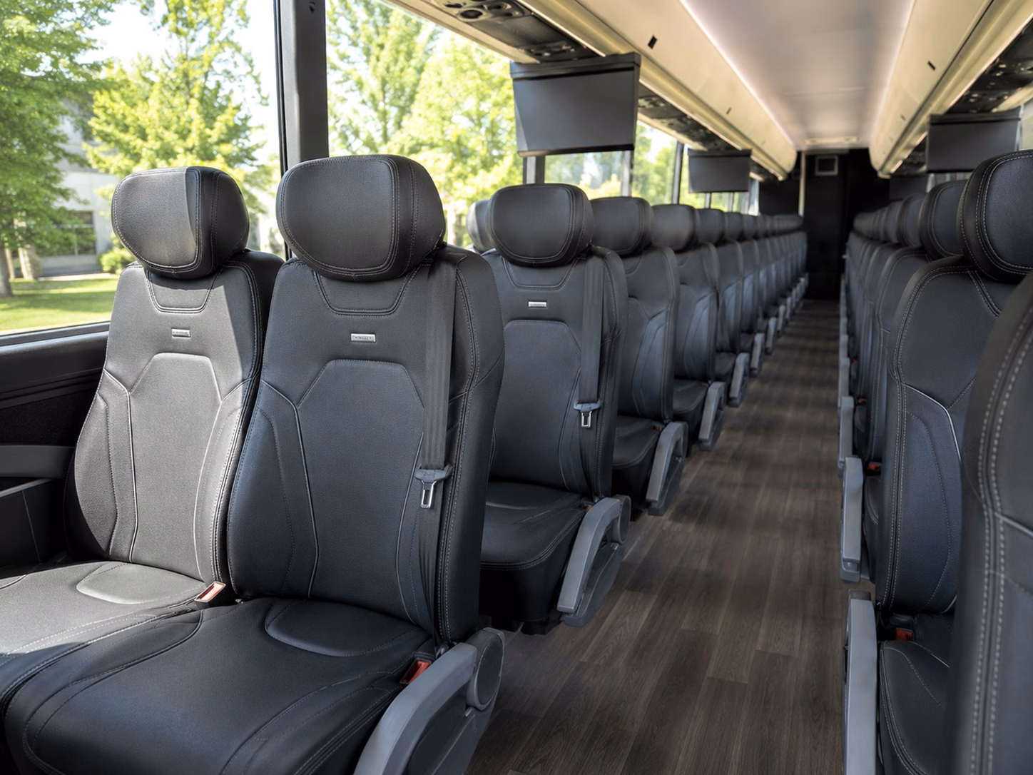 virginia beach charter bus interior