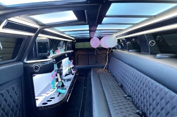 Virginia Beach Limousine Interior