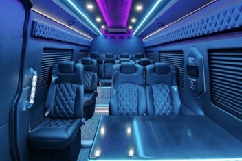 Virginia Beach Sprinter Bus Interior